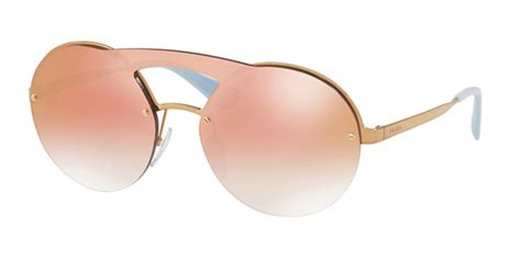 Prada PR 65TS 7OEAD2 Sunglasses in Antique Gold